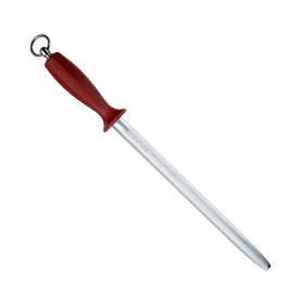 Мусат – точило для ножей Victorinox Butcher 30 см овальный Бордовый (7.8623)