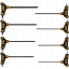 Набор ключей шестигранных с шаровым наконечником VOREL HEX 2,5х10х100х200 мм 8 шт (56629) Луцьк