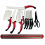 Набор ножей Good Idea Contour pro Красный с черным (495aui3521) Херсон