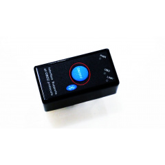 Диагностический сканер-адаптер ELM327 OBD2 v1.5 c кнопкой включения Black (3sm_918447117) Чернигов