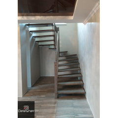 Изготовление деревянных лестниц в дом на больцах Запорожье