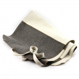 Коврик для сауны Luxyart Комби 180х50 см Серый с белым (LS-301)