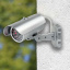 Муляж камеры видеонаблюдения UKC Mock Security Camera камера-обманка с датчиком движения Silver (hub_RWKO47410) Ужгород