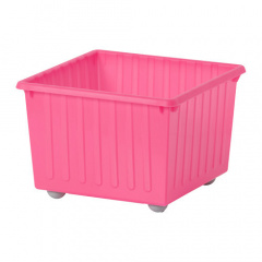 Ящик на колесах IKEA VESSLA Розовый (100.992.89) Херсон