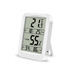 Термометр Digital TH028 с гигрометром Белый (20053100206) Кропивницкий