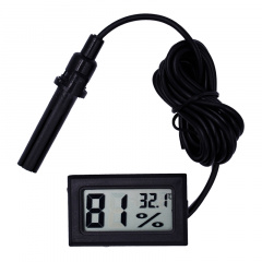 Термогигрометр цифровой с выносным датчиком (FY12-Black) Київ