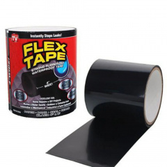 Надміцна скотч-стрічка Flex Tape 150 см Чорний (R0629) Сміла