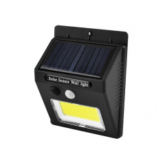 Настенный уличный светильник Solar Motion Sensor Ligh 6 Вт Черный (gab_krp165QpiV44826) Київ