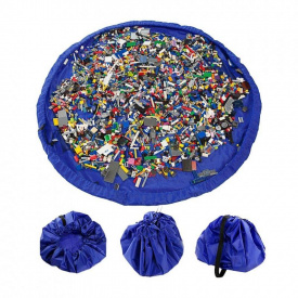 Коврик-мешок для игрушек Supretto 138 х 150 см Синий (4458)