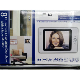 Домофон с цветным экраном JEJA - 835 R0 WHITE 8"