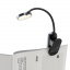 Универсальная аккумуляторная LED лампа на клипсе Baseus Comfort Reading Mini Clip Lamp DGRAD-0G (Темно-серая) Херсон