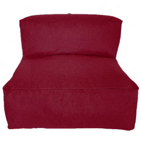 Бескаркасный модульный диван Блэк Прямой Tia-Sport (sm-0945-2) бордовый