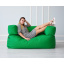 Бескаркасный диван Tia-Sport Гарвард 140х70х70 см зеленый (sm-0804) Хмельницький
