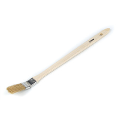 Кисть малярная Polax радиаторная изогнутая деревянная ручка Стандарт 1" (13-001) Одеса
