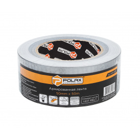 Скотч клейкая лента Polax универсальная армированная сверхпрочная 50 мм х 50 м (101-009)