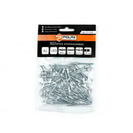 Заклепки вытяжные алюминиевые 4 х 8 мм Polax (37-008)