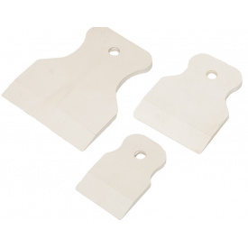 Набор шпателей резиновых для силикона 40, 60, 80 мм в пакете (100-075)