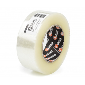 Скотч клейкая лента Polax упаковочная прозрачная 500 м x 45 мм (101-047)