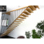 Изготовление подвесных лестниц в дом на больцах с металлическими балясинами Житомир