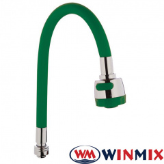 Гусак силіконовий гнучкий Winmix Green (зелений) дворежимний Ірпінь