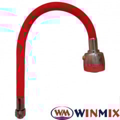Змішувач гнучкий силіконовий Zerix Red червоний Конотоп
