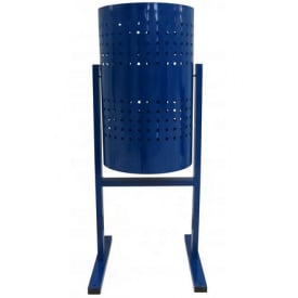 Уличная мусорная урна ИГ 12 л металлическая поворотная