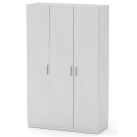 Трехдверный шкаф-15 Компанит распашной для одежды дсп белое