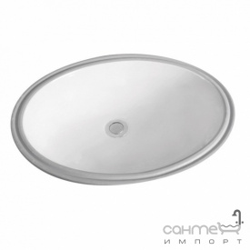 Раковина под столешницу Devit Laguna 1613110 врезная, белая