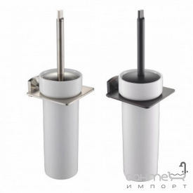 Ершик для туалета с настенным держателем Kraus Fortis KEA-13331ORB черный шоколад