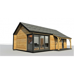 Барнхаус современный модульный дом 4х8 м Белгород-Днестровский