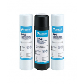 Комплект картриджів Ecosoft 1-2-3 для фільтра зворотного осмосу (CPV3ECOSTD)