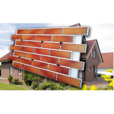Фасадные термопанели 100 мм толщиной с клинкерной плиткой