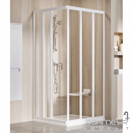 Душевой уголок раздвижной Ravak Supernova ASRV3-80 198 Transparent 15V401R2Z1 белый