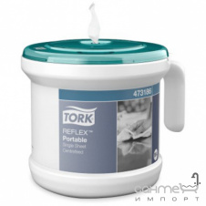 Фото - Настольный вытяжной дозатор бумажных полотенец Tork Reflex 473186 белый + 1 рулон двухслойных бумажных полотенец Настольный вытяжной дозатор бумажных полотенец Tork Reflex 473186 белый + 1 рулон двухслойных бумажных полотенец