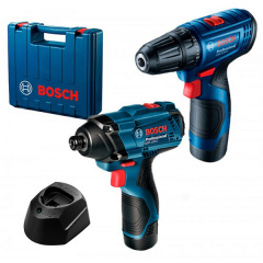 Набор инструментов Bosch Professional GSR 120-LI + GDR 120-LI (06019G8023) Ровно