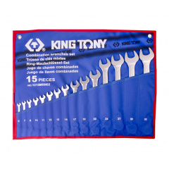Набор комбинированных ключей King Tony 1215MRN02 (15 предметов) Черкассы