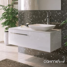 Тумба подвесная под раковину Marsan Oscar 900х500 правая капучино