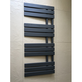 Дизайнерский полотенцесушитель Antibes 12/1130 серый матовый