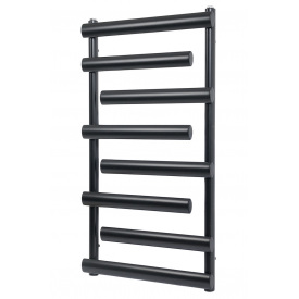 Дизайнерский полотенцесушитель LION 8/900 чёрный матовый