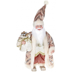 Декоративная статуэтка Санта с мешком 30см, розовый Bona DP69493 Полтава
