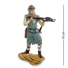 Статуэтка декоративная Крестоносец 10 см Veronese AL84457