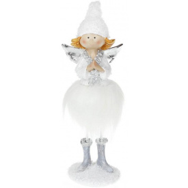Статуэтка Angel в белой меховой юбке 20 см Bona DP42943