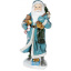Новогодняя фигурка Санта с колокольчиками 21х18.5х45см, бирюза с серебром Bona DP73724 Черновцы