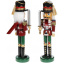 Статуэтка новогодняя Щелкунчик с мечом 25см, красный с зеленым и черным Bona DP73652 Суми
