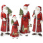 Статуэтка Santa с елкой 31.5 см, в красном Bona DP43012 Ужгород