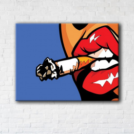 Картина на холсте IBR Cigarette 110x145 см