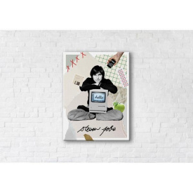 Картина на холсте IBR Steve Jobs 50x65 см
