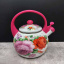 Чайник эмалированный со свистком 2,2 л Pink Handle (FT-7 23L) Ивано-Франковск