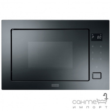 Встраиваемая микроволновая печь с грилем Franke Crystal FMW 250 CR2 G BK 131.0391.304 черное стекло