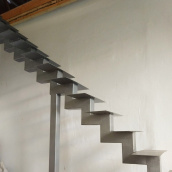 металлоконструкция металлической лестницы Legran